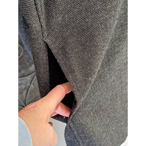 Alexander Wang Wool-Blend Flannel Oversized Shirt Button-Up Grey L Mens Designer - Picture 5 of 13